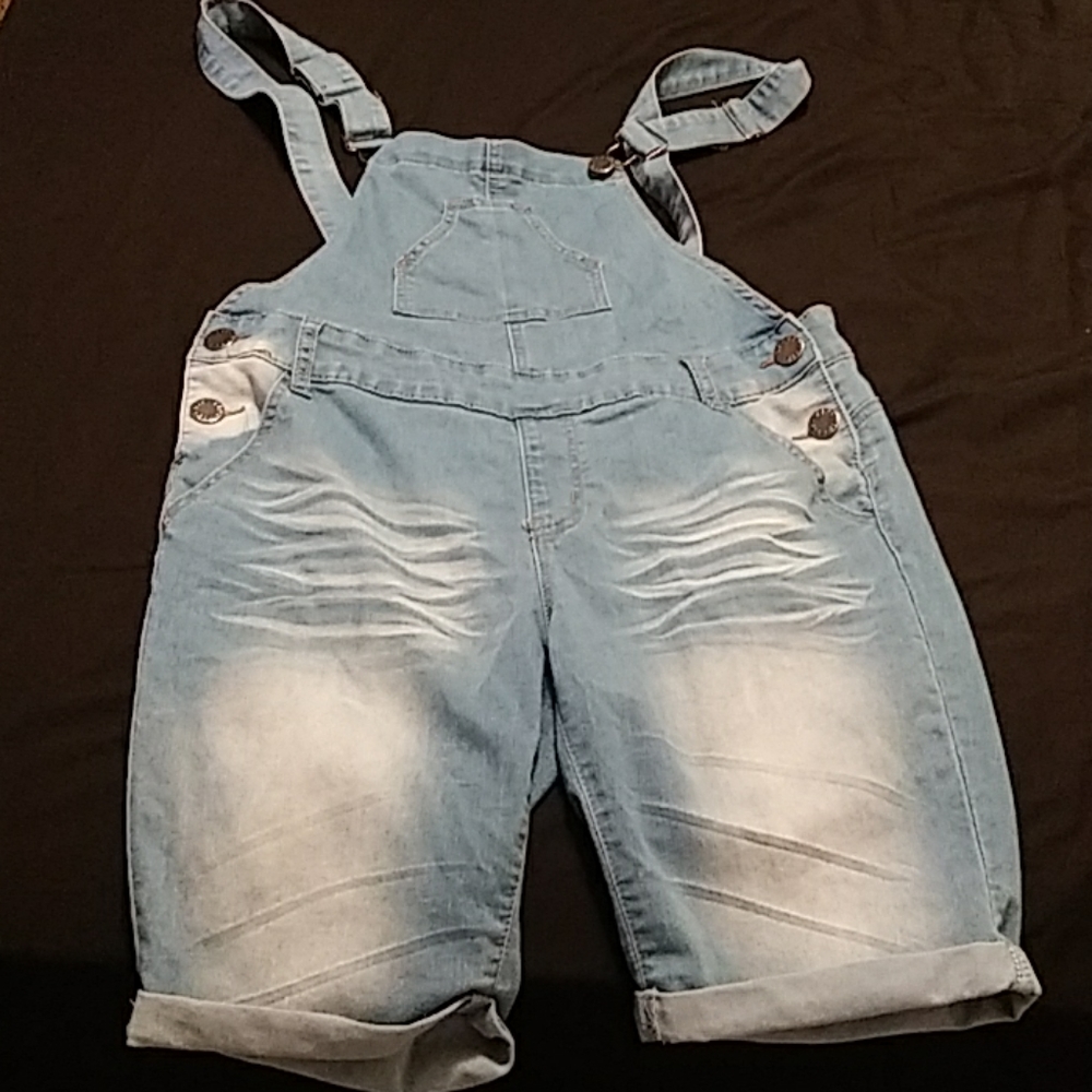 Blue Jean Overalls/Shorts